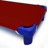 20 Pieces Toddlers Cot Sheets for Daycare Preschool Standard Size 23 x 52 Inch Soft Breathable Nap Sheet Polyester Cotton Burgundy Cot Sheet for Boys Girls Naptime Sleeping for Cots Mat view 2