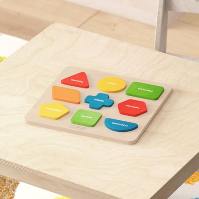 Flash Furniture MK-MK00576-GG Colorful Sorting Puzzle Board