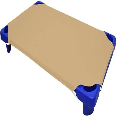 20 Pieces Toddlers Cot Sheets for Daycare Preschool Standard Size 23 x 52 Inch Soft Breathable Nap Sheet Polyester Cotton Taupe Cot Sheet for Boys Girls Naptime Sleeping for Cots Mat