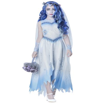 Spirit Halloween Kids Corpse Bride Costume, Girls, Size CHILD EXTRA LARGE, Multicolor