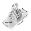 2Pcs Heavy Duty Bracket Swing Hanger with Screw Punching Bag Hanger 450kg / 992lb Capacity for Porch, Patio, Playground,Indoor Outdoor Hardware(10x7.8x4.6cm / 3.9x3.1x1.8in) view 2