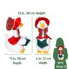 Cuddle Barn - Carolin' Mother Goose | Animated Musical Singing Christmas Caroling Soft Plush Toy, 14 inches view 2