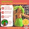 Cuddle Barn - Deck The Palms | Hawaiian Christmas Tree Toy | Palm Performs Hula and Lights Up to Popular Hawaii Themed Xmas Song Mele Kalikimaka, Great White Elephant Gift for Adults - 15 inches view 3