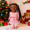 African American Black Girl Dolls - 18 Inch Black Dolls with Curly Afro Hair, Black Brown Doll with Ballerina Dress as for Girls (Ballet with Braid) view 2