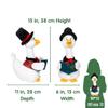 Cuddle Barn - Carolin' Father Goose | Animated Musical Singing Christmas Caroling Soft Plush Toy, 14 inches view 2