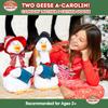 Cuddle Barn - Carolin' Father Goose | Animated Musical Singing Christmas Caroling Soft Plush Toy, 14 inches view 4