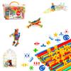 1000 pcs Straw Constructor Building Toys stem building interlocking plastic straw learning & education straw and connector toys engineering stem building games, thin tube blocks kit for kids toys view 1
