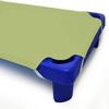 12 Pieces Toddlers Cot Sheets for Daycare Preschool Standard Size 24 x 48 Inch Soft Breathable Nap Sheet Polyester Cotton Sage Cot Sheet for Boys Girls Naptime Sleeping for Cots Mat view 2
