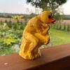 AJIEDSBHI New Funny Thinker Middle Finger Duck,Quirky Quackery: New Funny Thinker Middle Finger Duck Mini Ornament - Tiny Desktop Decor for Home Office, Perfect Prank Gift! (2Pcs) view 3