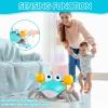 Crawling Crab Baby Toys with Music&Speed Control, Tummy Time Toys for 4 5 6 7 8 9 10 11 Boy Girl Valentines Gifts, Dancing Walking Crawly Crab for Baby Toddler Infant 6-12-18 Months Kid 1-3 view 2