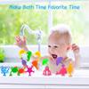 18PCS Suction Bath Toys for Toddler Kids, Mold Free Silicone Ocean Animals Suction Cup Bathtub Toys, No Hole Sensory Window Fidget Toys, Fun Creative Gift for Boys Girls with Eggshell view 4