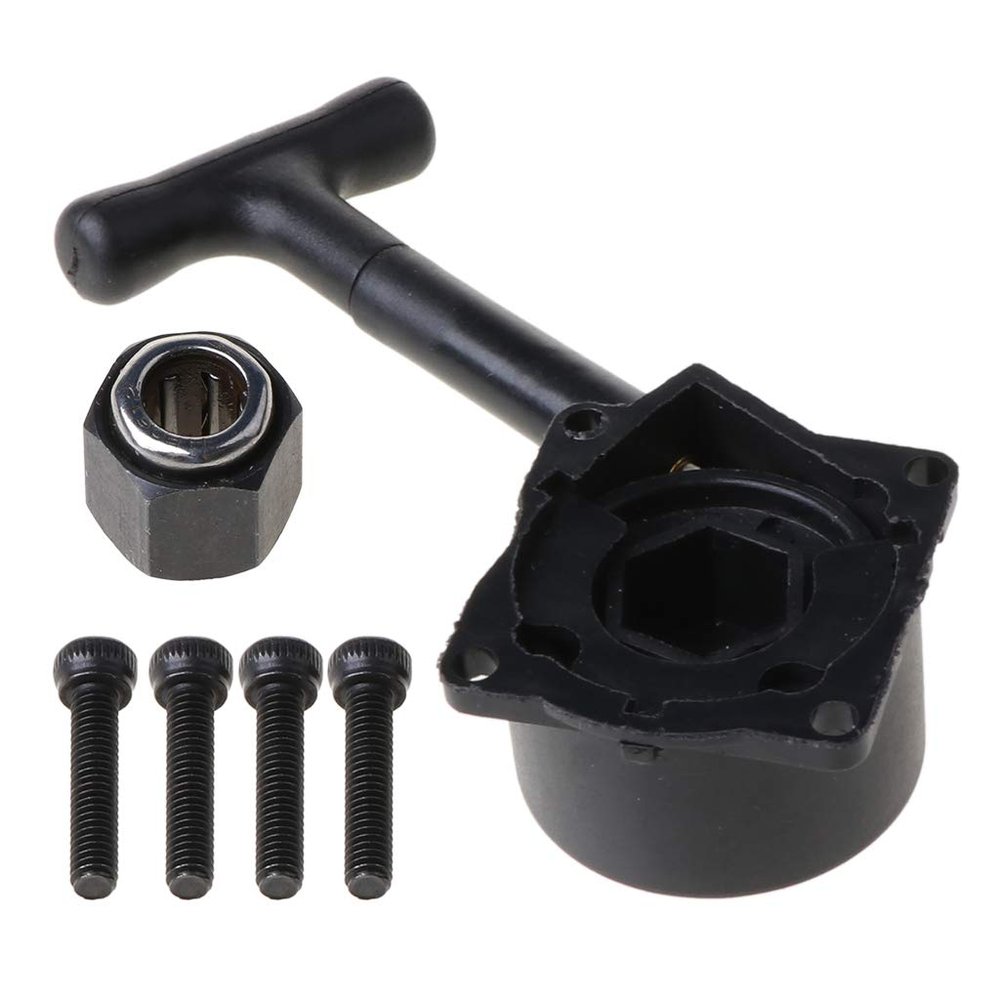 MEELYHOME Pull Starter Recoil Start for Car 1/10 R025 R020 HSP 18 Nitro Vertex VX, Unidirectional