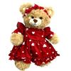 Lotta Love Red Heart Dress with Headband for Stuffed Animals, Fits Most 14''-18'' Plush Toys, Valentines Day Outfit for Build-a-Bear, Teddy Bears, and Soft Plushies view 1