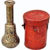 Generic Handmade Royal Pirates Handicraft Dollond London Antique Handheld Telescope with Leather Case Marine Nautical Spyglass Outdoor Activities Home Deco, 6inches, Golden &Brown view 3