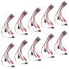 10 PCS Mini RC 20A Brushed ESC Motor Speed RC ESC 2KHz Forward Reverse Brush Brake RC 2S for Controller Boat RC Car Tank view 1
