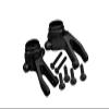 Aluminum 7075 Alloy Front Steering Block Knuckle Arms for Arrma 1:10 Granite/Big Rock/SENTON/VORTEKS / 1:8 Typhon Aluminum Upgrade Parts - Black view 1