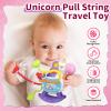 usrela 3 in1 Baby Toys 12 to 18 Months - Busy Board Sensory Toys, Tissue Box Toy, Pull String Teether, Learning Toy for Babies, Infant Gifts for 12 18 Months Old view 3