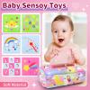 usrela 3 in1 Baby Toys 12 to 18 Months - Busy Board Sensory Toys, Tissue Box Toy, Pull String Teether, Learning Toy for Babies, Infant Gifts for 12 18 Months Old view 4