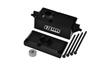 GPM Aluminium 7075 Servo Protective Cover (for 2085,2085X,2085R,2090 Servo) for Traxxas 1:5 X Maxx / 4WD Maxx/Maxx with WideMAXX/XRT 8S / Maxx Slash 6S / X Maxx Ultimate 8S / XRT Ultimate 8S - Black view 1