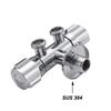 WIMPBLADB Portable Handheld Shower ShattafTaps Stainless Steel -Toilet Toilet Spray Gun Set Toilet Cleaning Companion Toilet Booster Flushing Nozzle Wall Mounted view 4