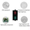 JGUOLIANG Traffic Light, Traffic Light, 300mm(12in) Pedestrian Light, DC12-24V/AC100-240V Pedestrian Light, LED Pedestrian Light, Waterproof Traffic Light with PC Case(DC12-24V) view 3