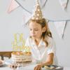 10PCS Oh Baby Cake Topper, Large Gold Glitter Birthday Cake Decoration Supplies, for Baby Shower, Gender Reveal Party, Baby Party, Birthday Party view 4