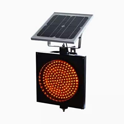 JGUOLIANG Warning Light, Amber Strobe Lights, LED Solar Signal Light, Warning Light, 300mm(12"") Yellow Strobe Light, IP65 Waterproof Yellow Strobe Light
