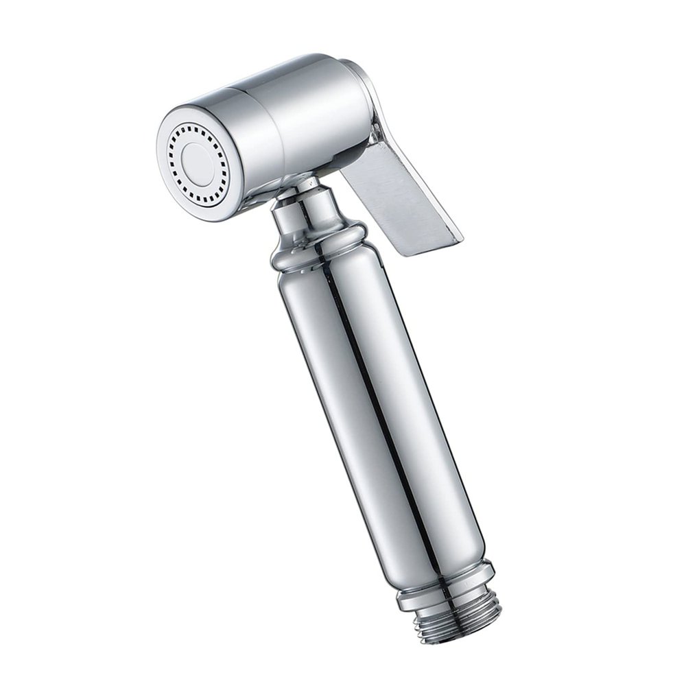DAHSLNWKN HandheldSprayer Brass Chrome Baby Cloth Diaper Sprayer Portable Hand Held ToiletSprayer Head, for Feminine Wash, Pet Washing, Easy to Install,D(D)