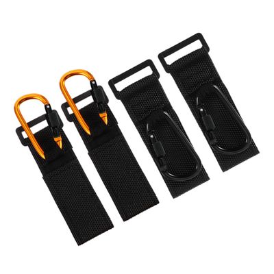 Abaodam 4pcs Stroller Hooks for Pushchair Bag Hangers Secure Non- Clips for Shopping Cart and Diaper Bags Versatile Stroller Accessories Easy to Use