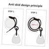 Abaodam 4pcs Stroller Hooks for Pushchair Bag Hangers Secure Non- Clips for Shopping Cart and Diaper Bags Versatile Stroller Accessories Easy to Use view 4