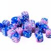 25 Count Pack of 12mm D6 Dice - Matching Collection of 6 Sided Dice with Pips (Chaos) view 1