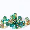 25 Count Pack of 12mm D6 Dice - Matching Collection of 6 Sided Dice with Pips (Vast Oceans) view 1