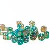 25 Count Pack of 12mm D6 Dice - Matching Collection of 6 Sided Dice with Pips (Vast Oceans) view 2