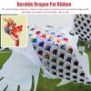 CMYUN Dragon Poi Fitness Juggling Dragon Poi Ribbon with Head, Beginner Dance Flag Dragon Streamers Ribbon, Dance Flag Twirler for Gymnastics Art Exercise(Multi-Colored,Length - 10m/33ft) view 2