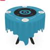 Generic Mahjong with Instructions - Mahjong Tablecloth Size 55 x 55, Mahjong with Rules, Turquoise Mahjong Game Tablecloth, Blue view 3