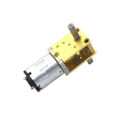 Micro Motor, reduction rotating Tiny Dual-shaft N20 Worm Gear Motor, 1218-N20 Micro Geared Motor, 3V6V12V High Torque Smart Car Pager Electric Motor hobby geared (Size : 3V13RPM)(12V136RPM)