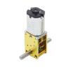 Micro Motor, reduction rotating Tiny Dual-shaft N20 Worm Gear Motor, 1218-N20 Micro Geared Motor, 3V6V12V High Torque Smart Car Pager Electric Motor hobby geared (Size : 3V13RPM)(12V136RPM) view 3