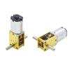 Micro Motor, reduction rotating Tiny Dual-shaft N20 Worm Gear Motor, 1218-N20 Micro Geared Motor, 3V6V12V High Torque Smart Car Pager Electric Motor hobby geared (Size : 3V13RPM)(12V136RPM) view 4