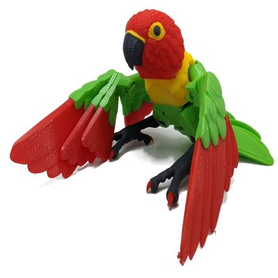 3D Printed Lovebird - Articulated Fidget Figurine (Lilian's Lovebird, Small)
