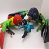 3D Printed Lovebird - Articulated Fidget Figurine (Black Cheeked Lovebird, Large) view 4