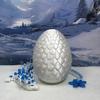 ToysCentral Basics Articulated Cherry Blossom Dragon with Dragon Egg, 12"" White and Blue Cherry Blossom Dragon, Home Decor Executive Desk Toys,Fidget Toys for Autism/ADHD D017-WB, Large view 4