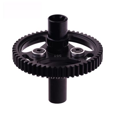 Mesimsple Steel 55t Slipper Clutch Spur Gear for Arrma 1/10 Senton Granite Bigrock Vorteks 3s Kraton Outcast 4s 1/8 Typhon 3s 550 Mega Series Upgrades Part Black