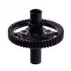 Mesimsple Steel 55t Slipper Clutch Spur Gear for Arrma 1/10 Senton Granite Bigrock Vorteks 3s Kraton Outcast 4s 1/8 Typhon 3s 550 Mega Series Upgrades Part Black view 1