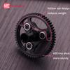 Mesimsple Steel 55t Slipper Clutch Spur Gear for Arrma 1/10 Senton Granite Bigrock Vorteks 3s Kraton Outcast 4s 1/8 Typhon 3s 550 Mega Series Upgrades Part Black view 4