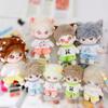 niannyyhouse 10cm~15cm Plush Doll Clothes Short Vest T-Shirt Pants Soft Stuffed Plush Toy Dress Up Gift (Blue) view 4