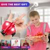Web Shooters Real,Silk Launcher Wrist Toy for Kids with Magnetic Sensor Light, 8 FT Realistic Web Launcher String, Cool Gadgets String Gloves Shooters Toy for Superhero Role-Play (Red) view 2