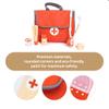 UMU Wooden Mini Doctor Kit for Kids  14 pcs Medical Playset for Toddlers with Stethoscope, Syringe, Doctor Bag, Blood Pressure Cuff & More  Pretend Play Set for Boys and Girls Ages 3 4 5 6 view 2