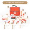 UMU Wooden Mini Doctor Kit for Kids  14 pcs Medical Playset for Toddlers with Stethoscope, Syringe, Doctor Bag, Blood Pressure Cuff & More  Pretend Play Set for Boys and Girls Ages 3 4 5 6 view 4