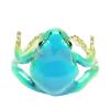 - Ear Cuff Earrings, Resin Open Rings, Tree Frog Ear Cuffs Made of Resin - Adjustable, Fun, Cute Animal Finger Ring for Kids, Girls, Siehe Beschreibung, Metal, see description view 1
