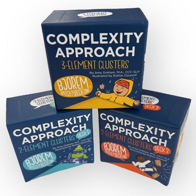 Bjorem Speech 2-3 Element Clusters Complexity Approach Therapy Cards for Children with Phonological Disorders